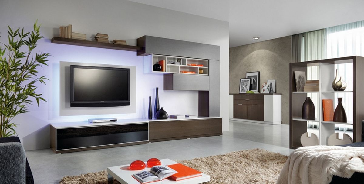 Lcd Tv Cabinet Designs - Furniture Designs - Al Habib Panel Doors