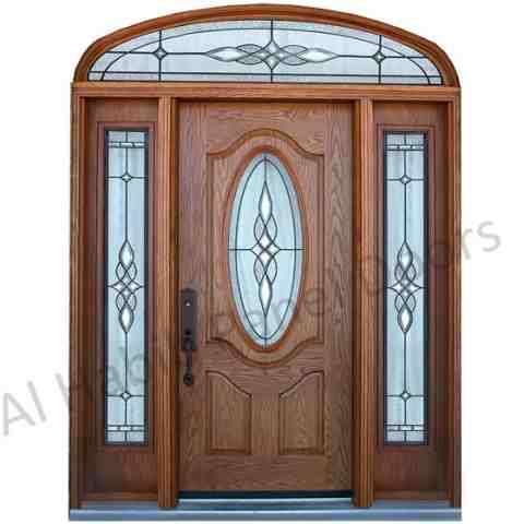 3 Panel Ash Skin Door With Glass