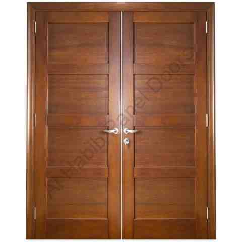Ash Wood Solid Double Door