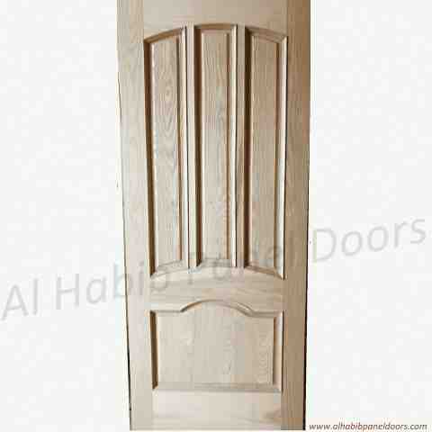 Four Panel Solid Door With Sides Glass