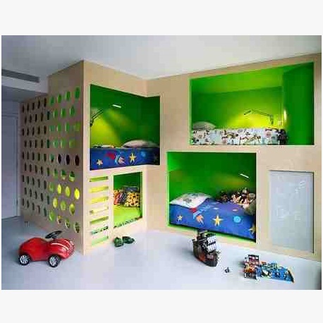 This is Three Beds in One Beds. Code is HPD203. Product of Furniture - Kids Furniture in Pakistan, Kids beds, side table, Kids Study table, Kids Custom Furniture, Kids bed with drawers -  Al Habib