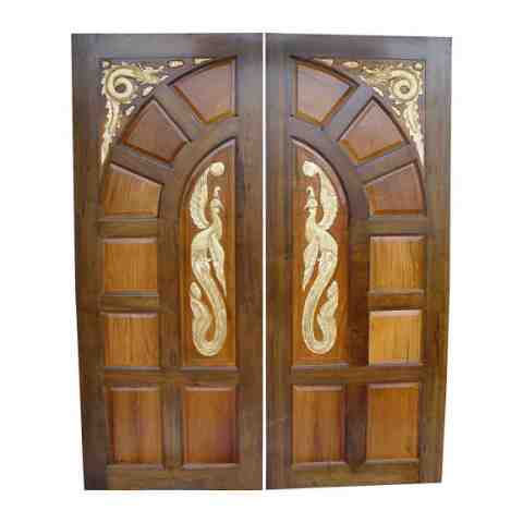 Pakistani Kail Solid Wood Double Door