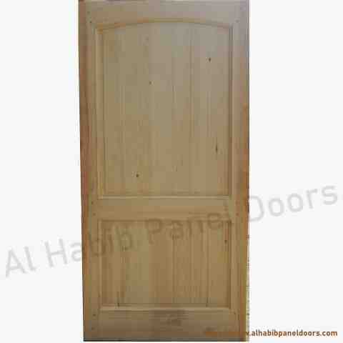 Kail Wood Solid Door Two Panel