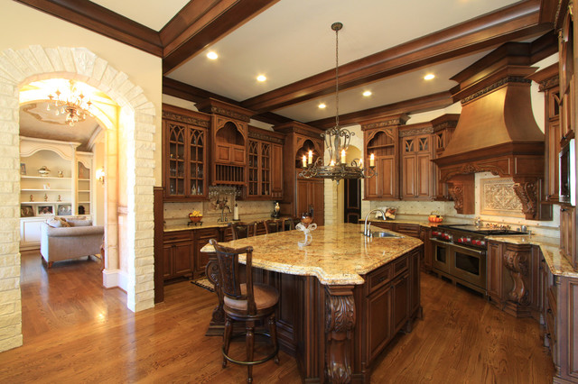 Luxury Wooden Brown Kitchen Design