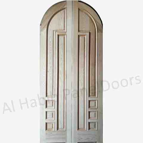 This is Solid Wood Double Door. Code is HPD337. Product of Doors - Solid Wooden Main Doors in Pakistan, Spain, England, Main Doors, Double Door, Dayyar Wooden Main Doors, Ash Wood Main Doors, 6 Panel Double Door -  Al Habib