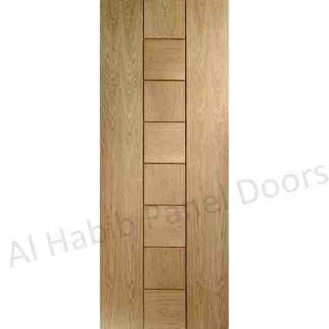 This is New Diagonal Design Ply Pasting Door. Code is HPD530. Product of Doors - Its a two ply Pasting door, Diagonal groves inside, all ply pasting doors will be ready on order Teak, Oak, Saghwan. Ash White Ash all wood design available. Al Habib