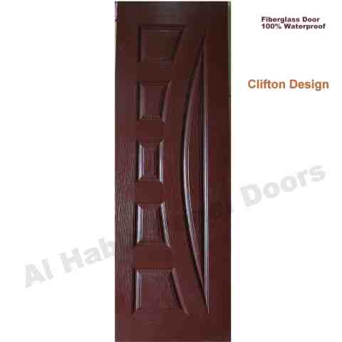 This is Modern Fiberglass Door Kangi Style Design. Code is HPD702. Product of Doors - Beautiful Fiberglass door trending style with beautiful kangi n grooves. Available on order in all sizes and color. Al Habib