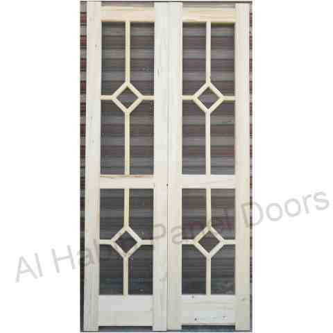 This is Kail Wood Wire Mesh Double Door. Code is HPD627. Product of Doors - Beautiful wire mesh kail wood door available in all sizes. Ready on order. Available in kael wood, diyar wood, ash wood, yellow pine wood.  Al Habib