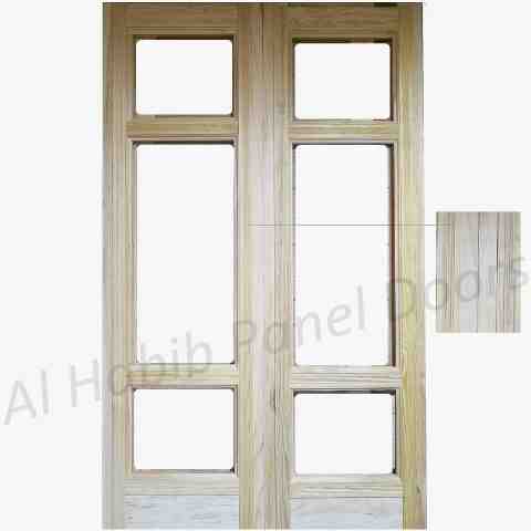 Local Kail Wood Glass Door Kangi Style