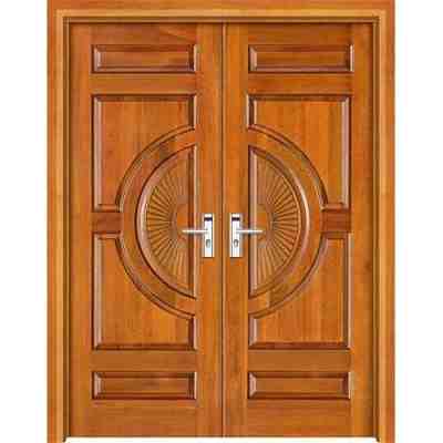 This is Main Double Door. Code is HPD111. Product of Doors - Solid Wooden Main Doors in Pakistan, Spain, England, Main Doors, Double Door, Dayyar Wooden Main Doors, Ash Wood Main Doors, 6 Panel Double Door -  Al Habib