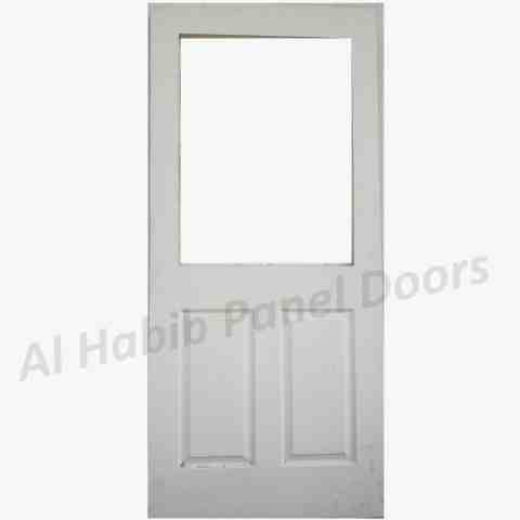 This is Malaysian Skin 3 Panel Door With Glass Hole. Code is HPD625. Product of Doors - Masonite skin door high water resistant panel. HDF Malaysian skin 3 panel door design available in all sizes. Ready all sizes on order. Al Habib