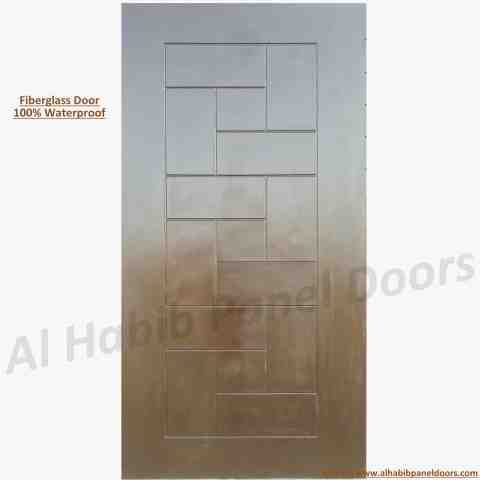 This is Fiberglass Door 7 Panel Chocolate color. Code is HPD381. Product of Doors - Fiber Panel Doors in Pakistan, India, America. Fiberglass Doors, Fiber doors available in different designs and colors. 3 Panel, 6 Panel Fiber Door 100% waterproof door -  Al Habib