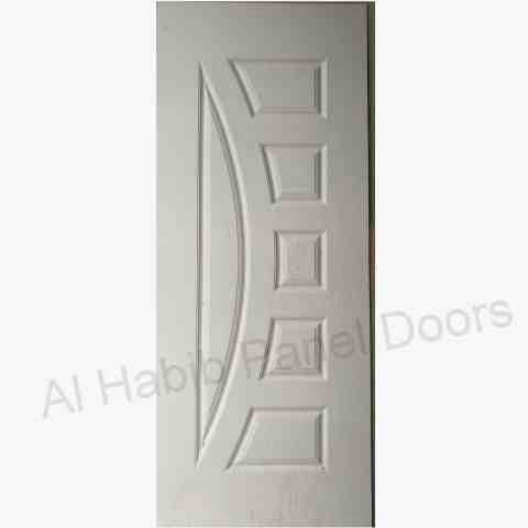 This is Ash Skin Eye 2 Panel Door. Code is HPD129. Product of Doors - - Ash Panel Door - Al Habib