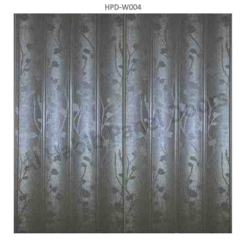 Silver Embossed Flower Texture Wall Paneling