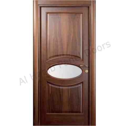 This is Ash Skin Eye 2 Panel Door. Code is HPD129. Product of Doors - - Ash Panel Door - Al Habib