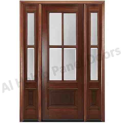 This is Solid Ash Wood Door With Glass Panel. Code is HPD687. Product of Doors - American Ash wooden double door. KD Ash Wood door for your home. Also available in diyar wood, Kail wood, Yellow pine wood. All sizes will be ready on order,. Al Habib