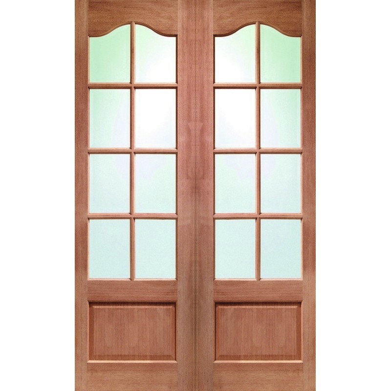 Glass Panel Double Door