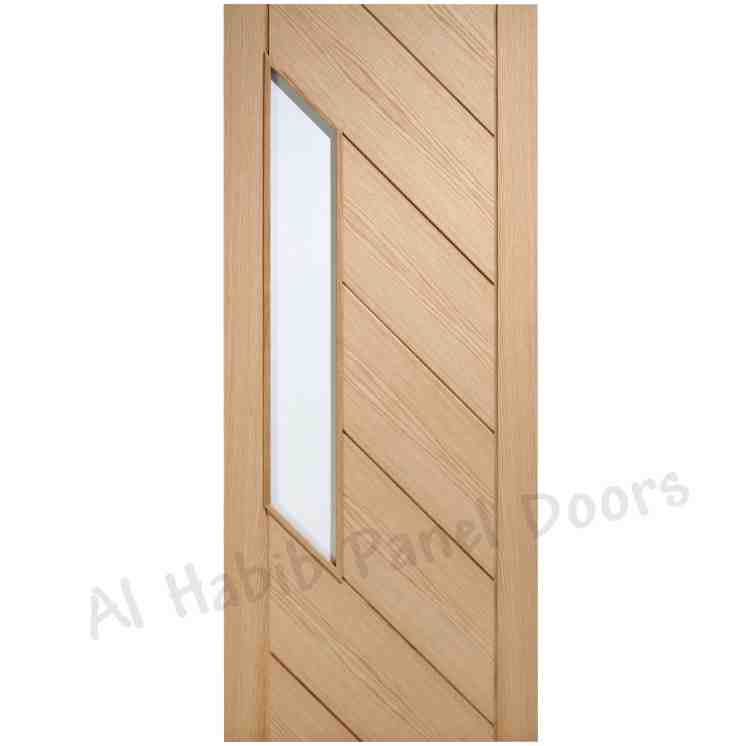 This is Red Oak Ply Pasting Glass Door. Code is HPD540. Product of Doors - Ash, Red oak London, America new ply pasting glass door design, Available on order in all sizes. You also can customize the design of door according to your idea . Al Habib